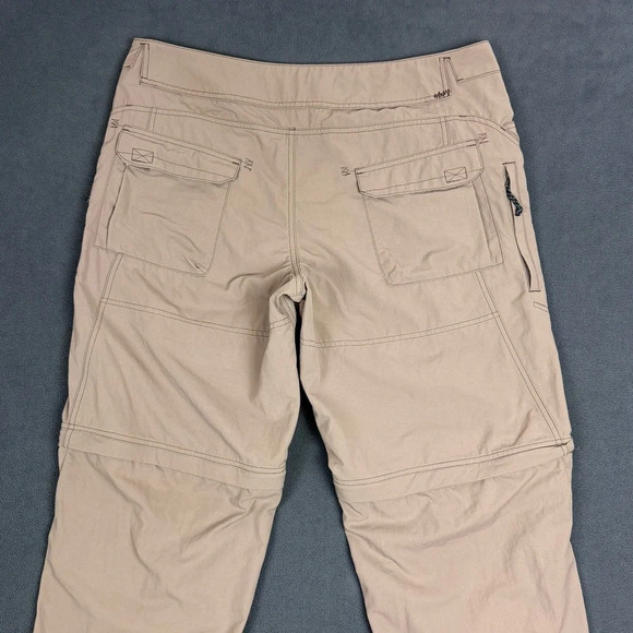 Mountain Hardwear Mens Size XL Nylon Convertible Hiking Outdoor Pants Beige - Picture 15 of 15